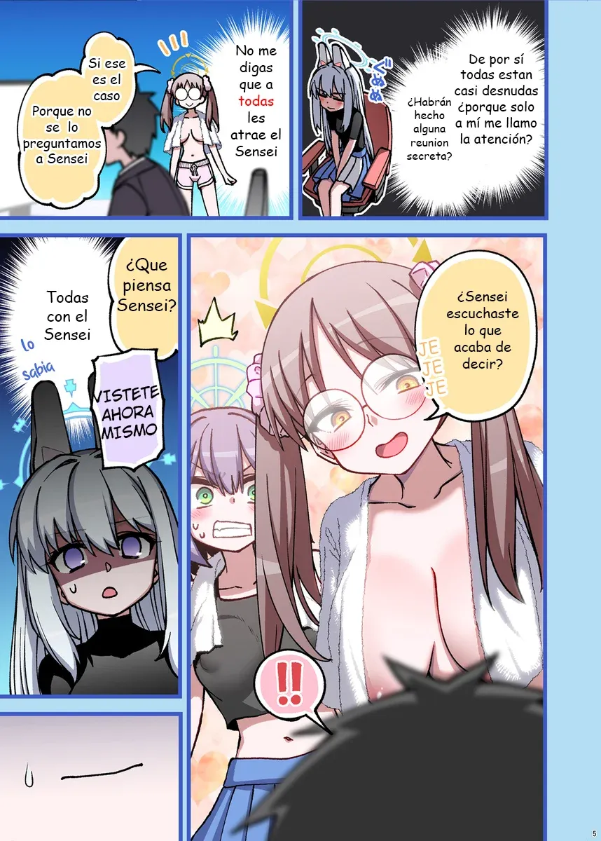 RABBIT Shoutai Schale ni Kikan!｜¡El juego de gritos de CONEJO Kikan! Blue Archive! page 5 full