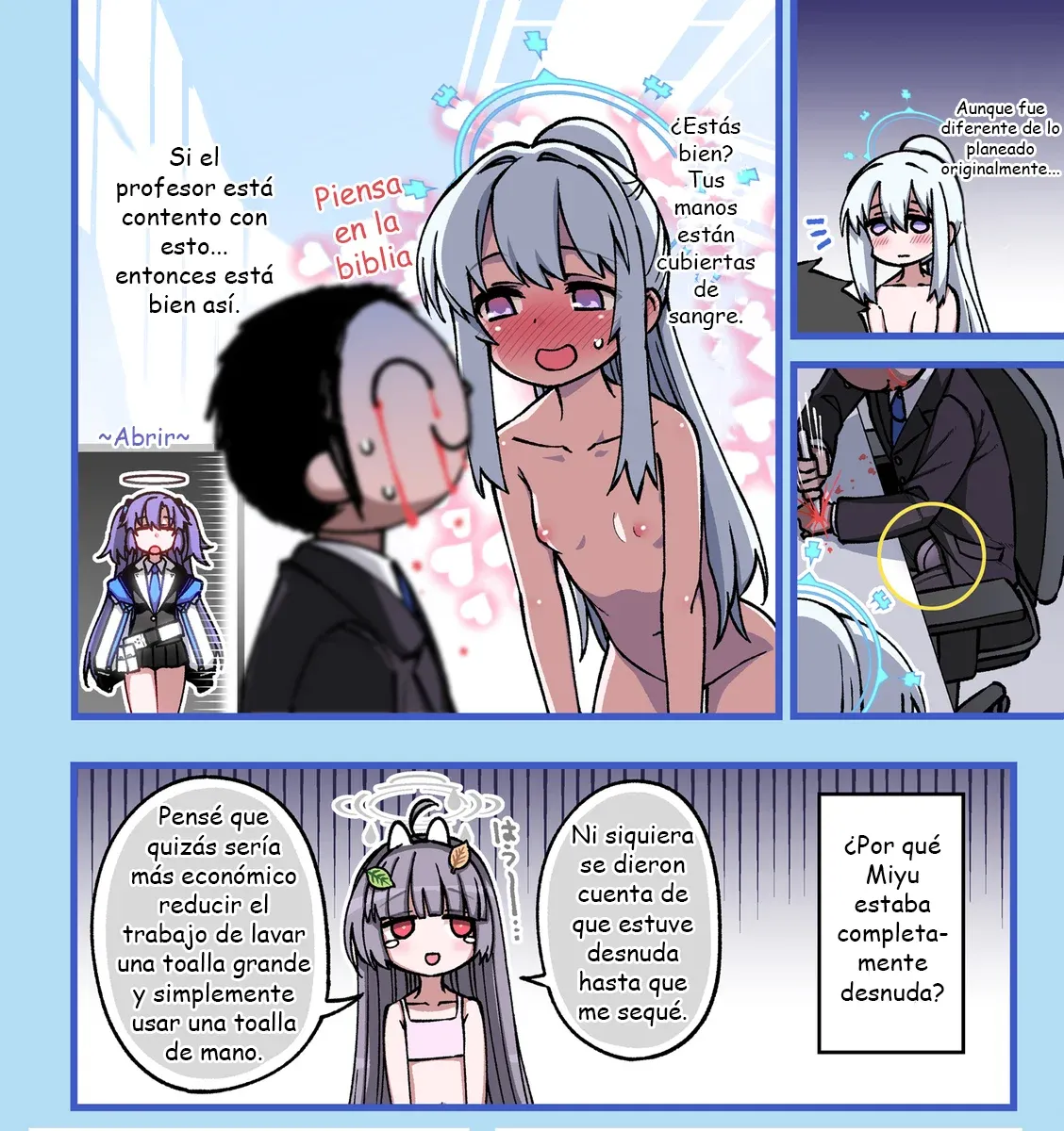RABBIT Shoutai Schale ni Kikan!｜¡El juego de gritos de CONEJO Kikan! Blue Archive! page 8 full