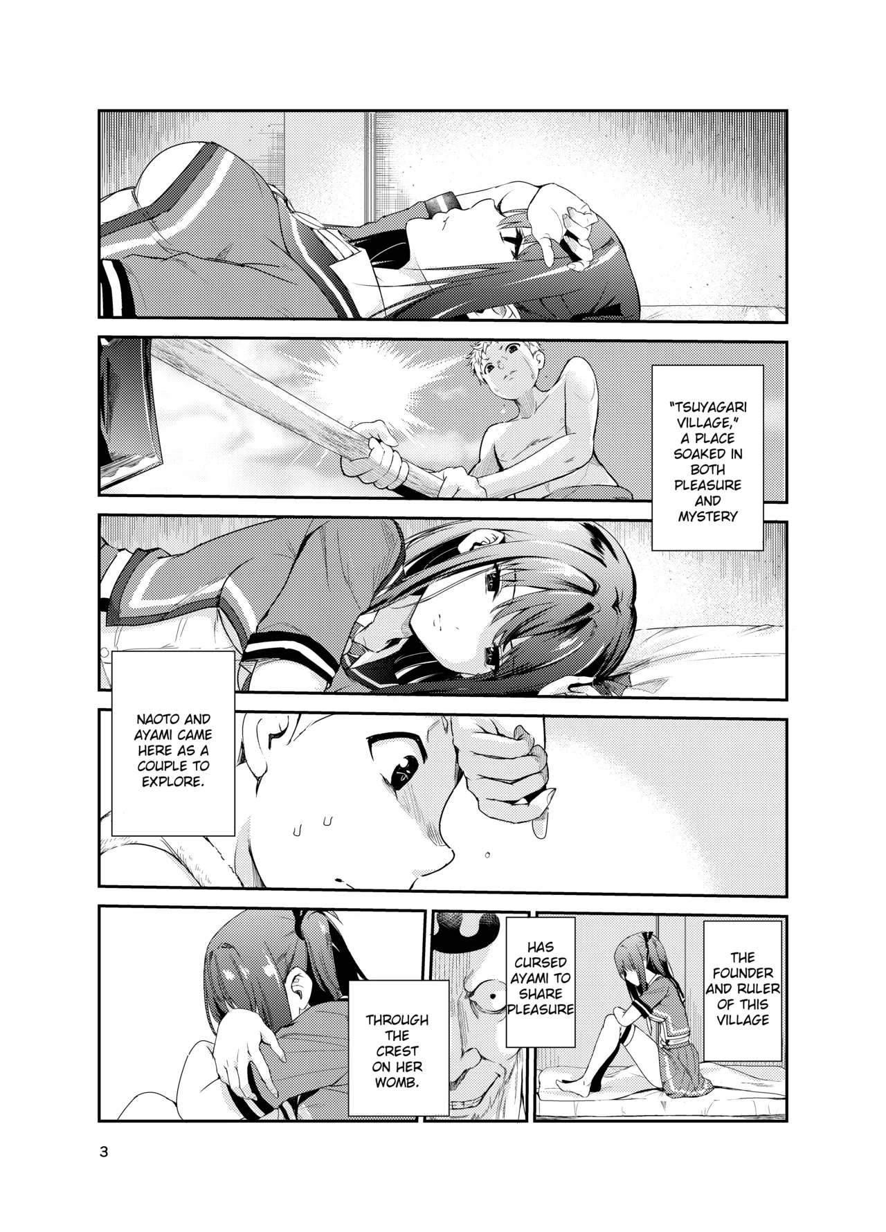 Tsuyagari Mura 8 ~Kareshi o Mamoru Tame Hikyou no Mura de Kyousei Gohoushi &amp; NTR Sex~ page 2 full