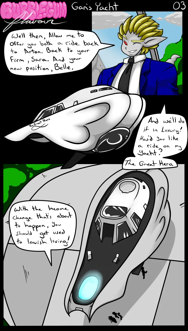 Bubblegum Flavour: Gan's Yacht page 3 full