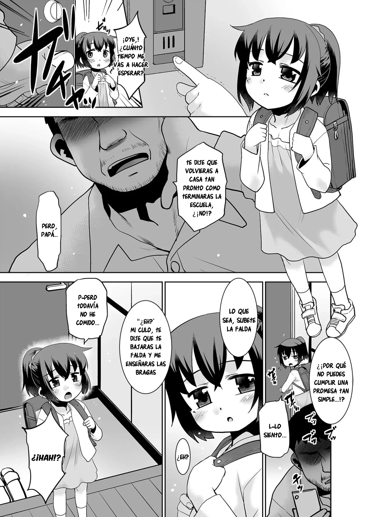 Otou-san to Kyouko-chan.｜Kyouko-chan y Papá. page 4 full