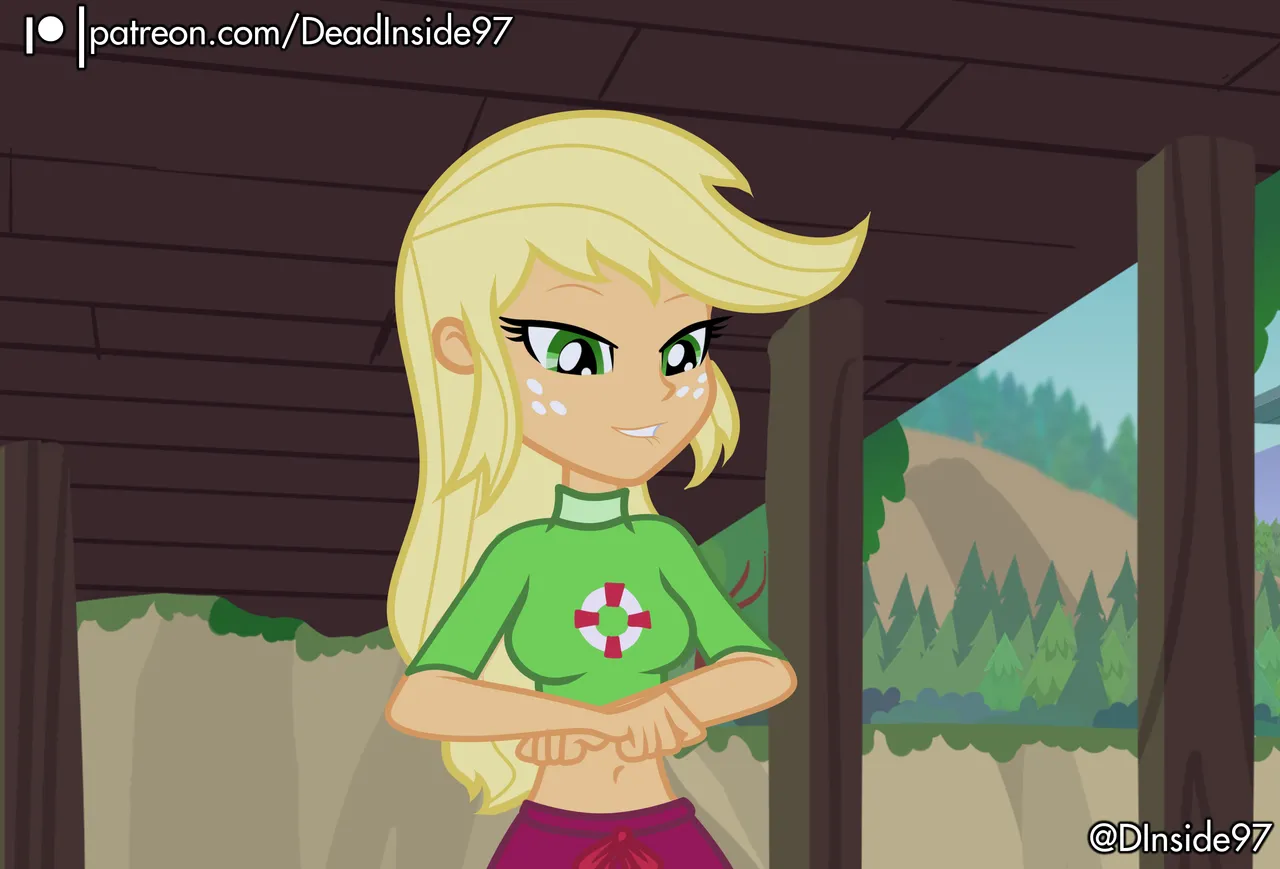 Lifeguard Applejack x Rainbow Dash page 6 full