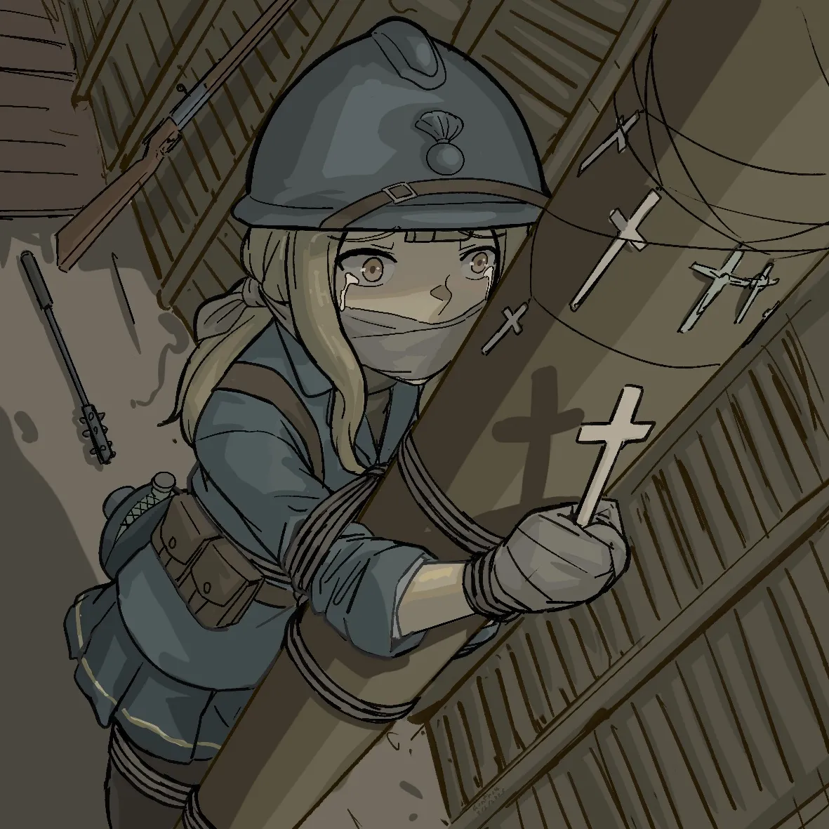 Tied soldiers girls page 4 full
