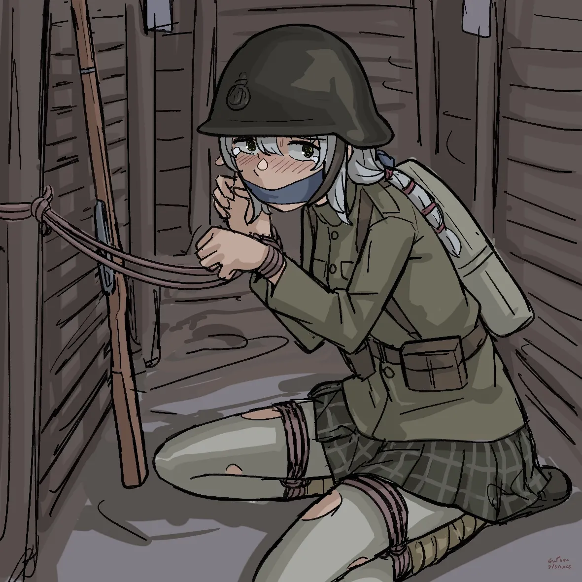 Tied soldiers girls page 8 full