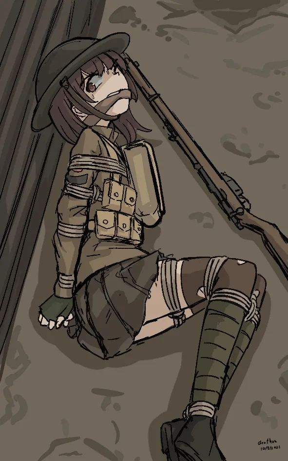 Tied soldiers girls page 9 full