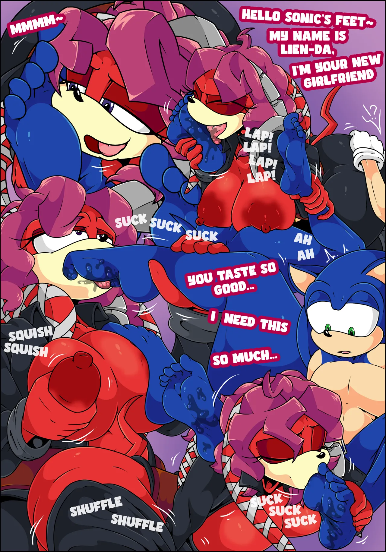 Sonic... I want to Date your Feet! page 5 full