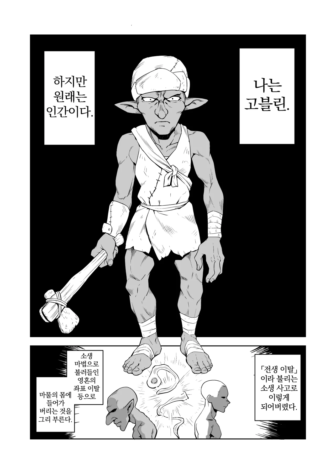 Zako-kan Nerai no Do-M Onna Kishi ga Hontou ni Goblin Dorei ni Sareru Hanashi Zenpen | 잡몹간이 목적인 도M 여기사가 정말로 고블린의 성노예가 되는 이야기 전편 page 3 full