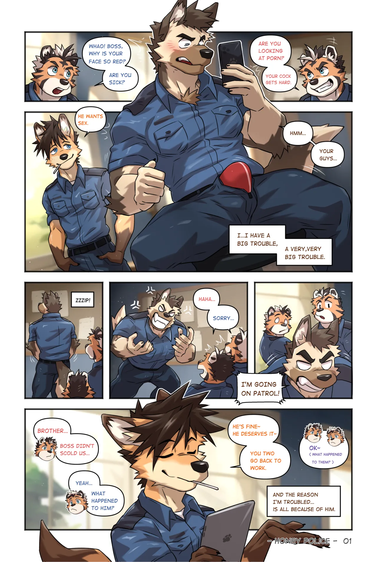 Lucky Boys - Honey Police page 4 full