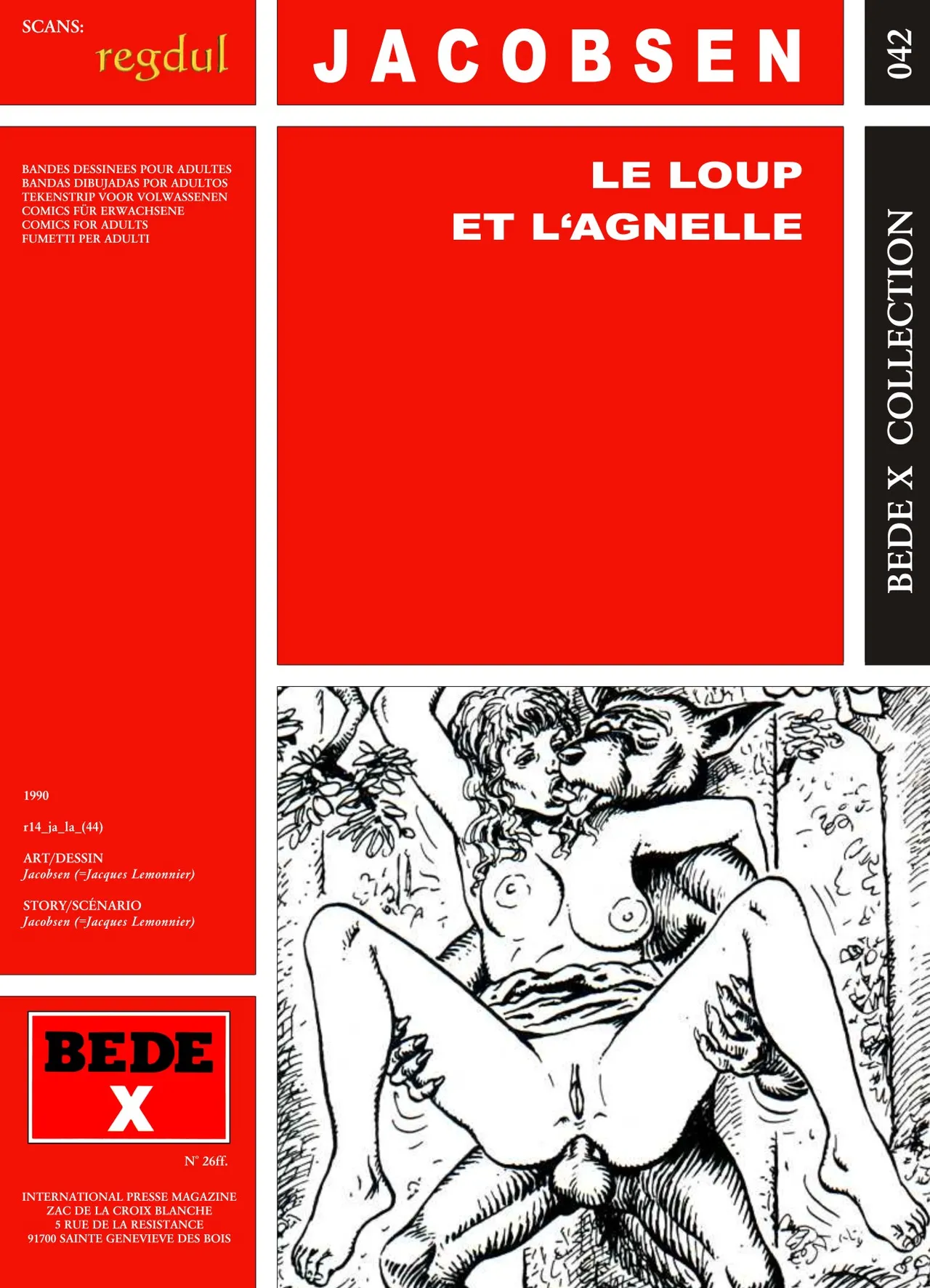 Jacobsen  - Le loup et l'agnelle page 1 full