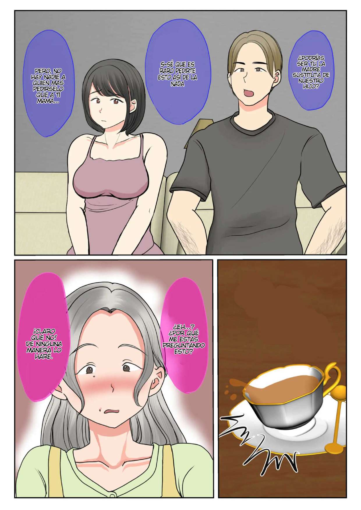Jitsubo Dairi Shussan ~Shirakawa Yuuka no Baai~ Zenpen | Maternidad Subrogada ~El Caso de Yuuka Shirakawa~ Parte #1 page 7 full