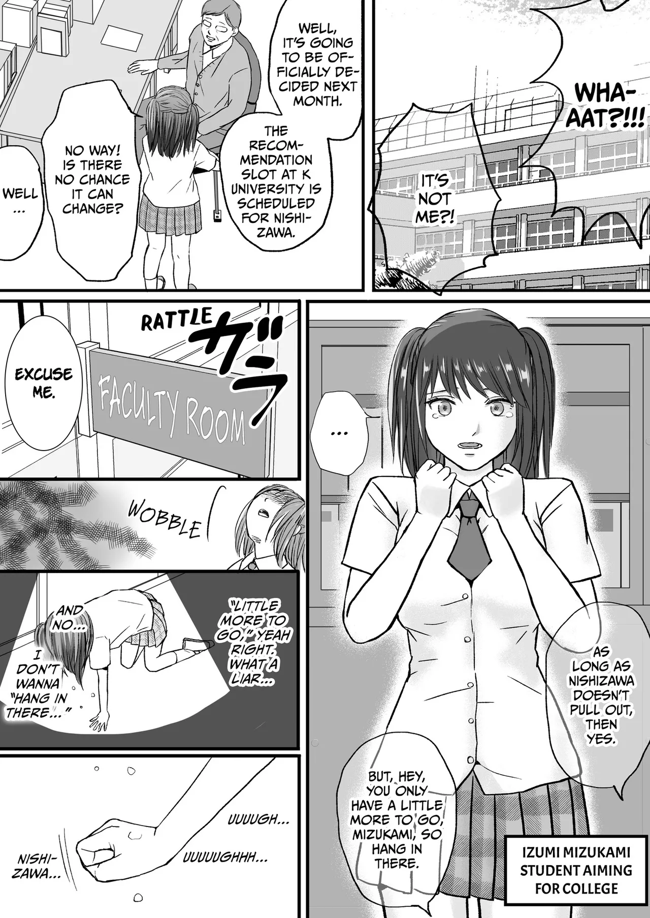 Sumata dake tte Itta no ni… Nurutto Sounyuusarechatta Yuutousei no Omocha | You Said It'd Just Be Grinding... But You Ended up Slipping It In. Now I'm Just the Top Student's Toy. page 3 full