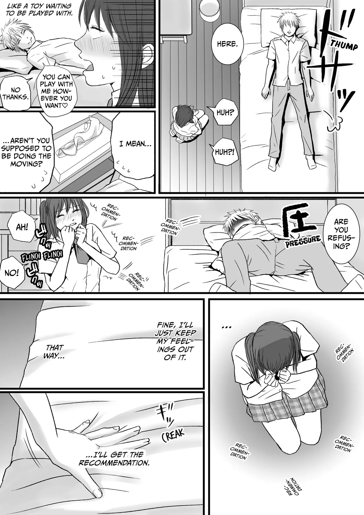 Sumata dake tte Itta no ni… Nurutto Sounyuusarechatta Yuutousei no Omocha | You Said It'd Just Be Grinding... But You Ended up Slipping It In. Now I'm Just the Top Student's Toy. page 9 full