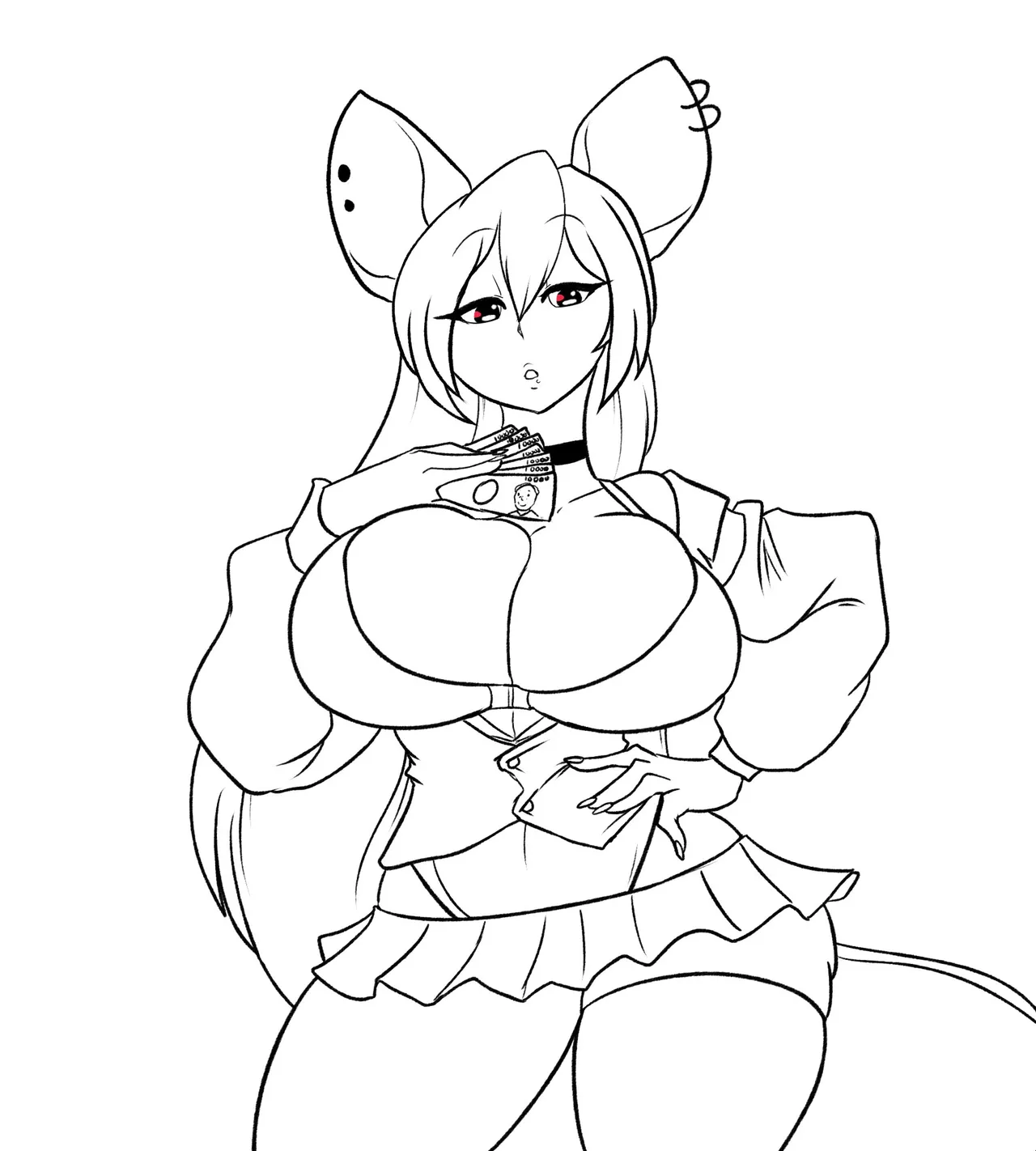 Alina - Big Tiddy Rat Gyaru GF page 3 full