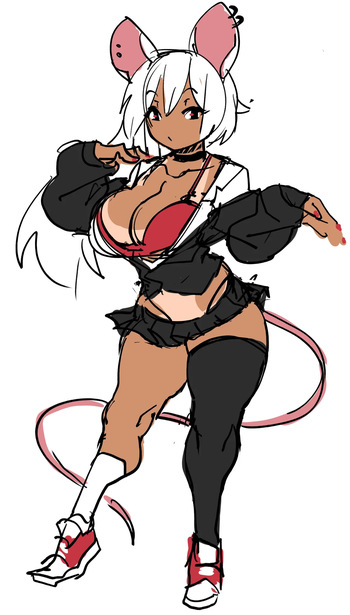 Alina - Big Tiddy Rat Gyaru GF cover