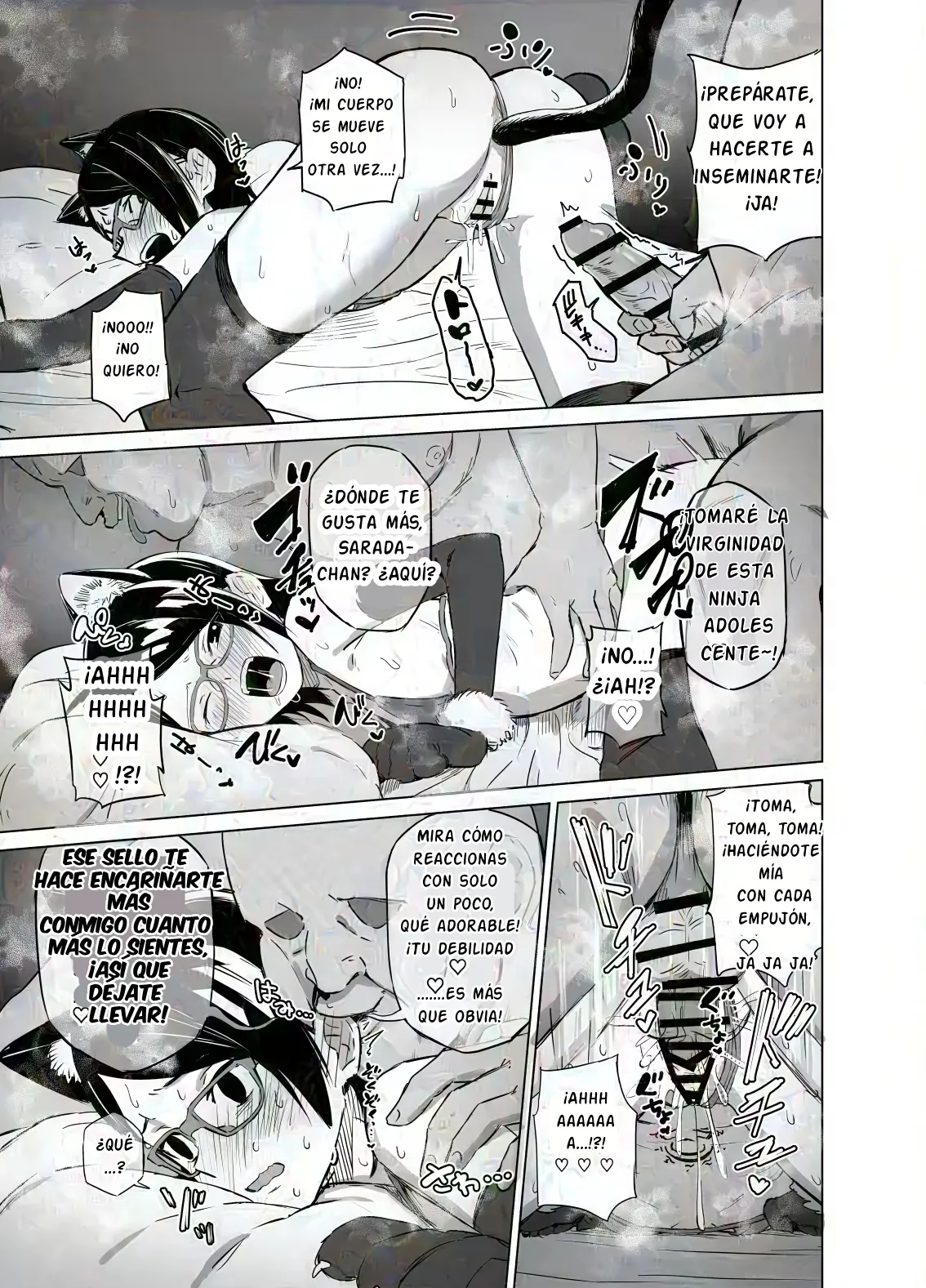 Sello maldito pervertido y sarada Uchiha page 3 full