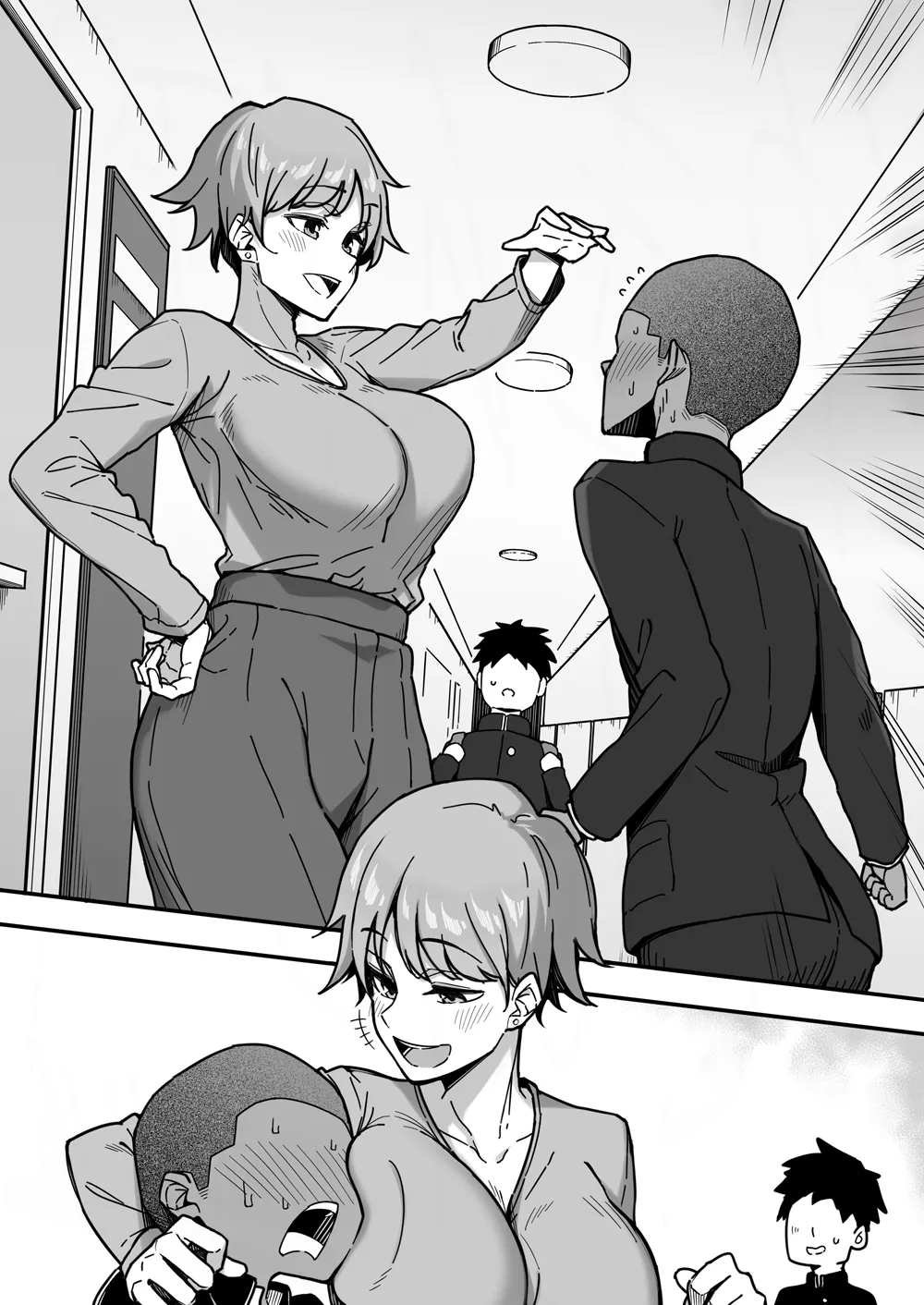 Musuko ga Tsuretekita Tomodachi o Karakatte Itara, Suunengo ni Chikara  de Tachiba o Wakaraseta Hitozuma no E desu. page 7 full