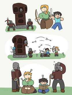 Attack on Pillager Fort!