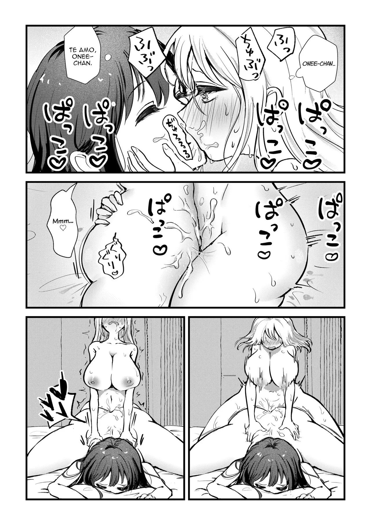 Futanari Imouto ga Daisuki na Onee-chan o Suiminkan Suru Hanashi｜La Historia de una Hermanita Futanari que Viola a Su Hermana Mayor page 10 full