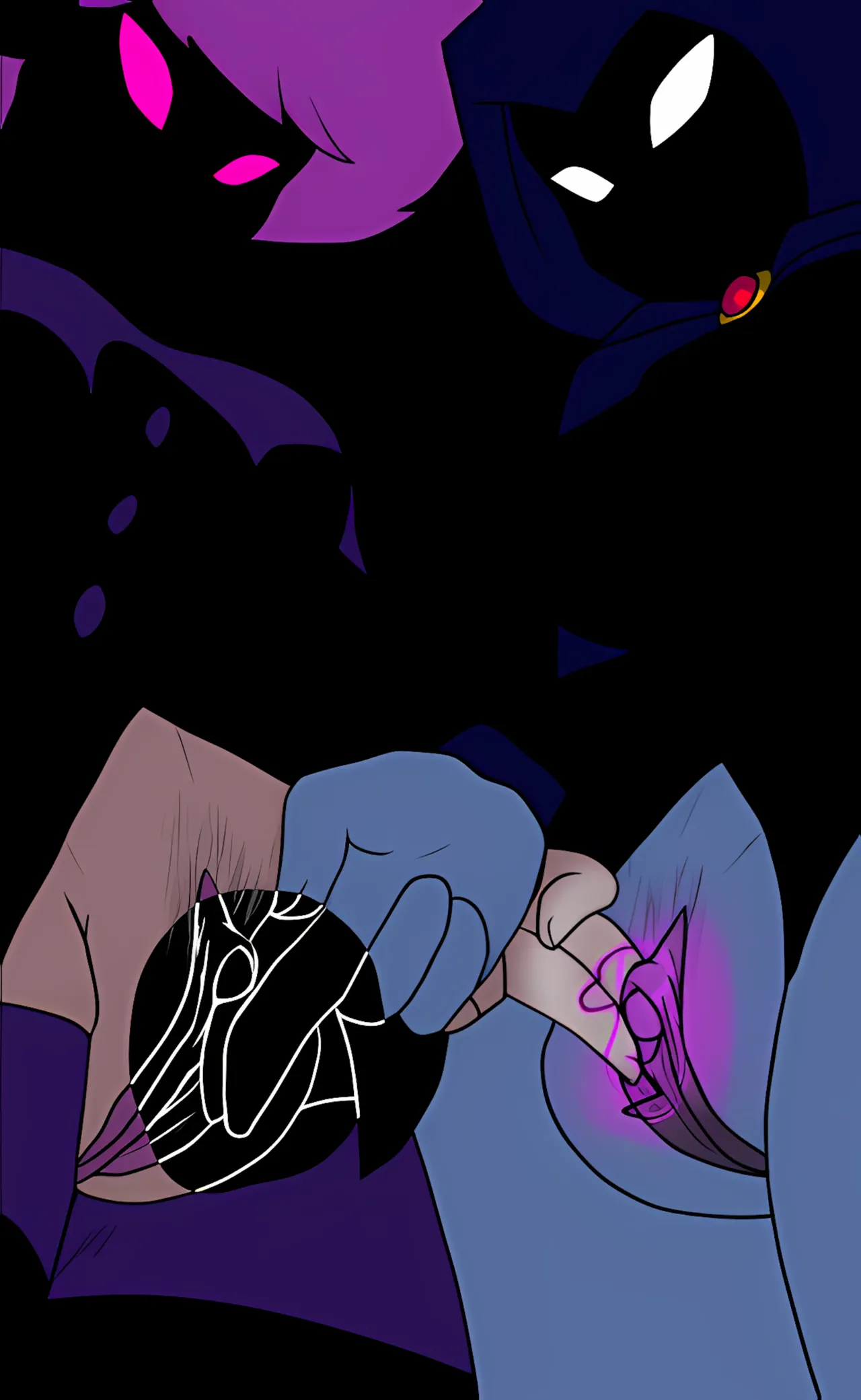 Raven and Jinx Vs Starfire page 1 full