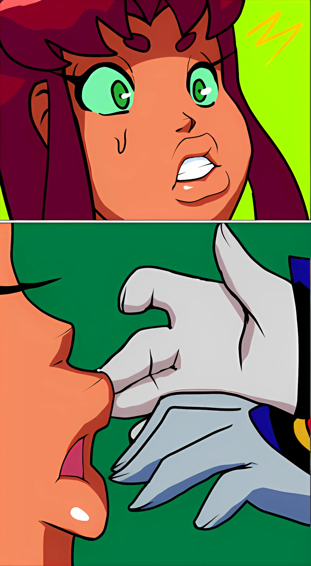 Raven and Jinx Vs Starfire page 4 full