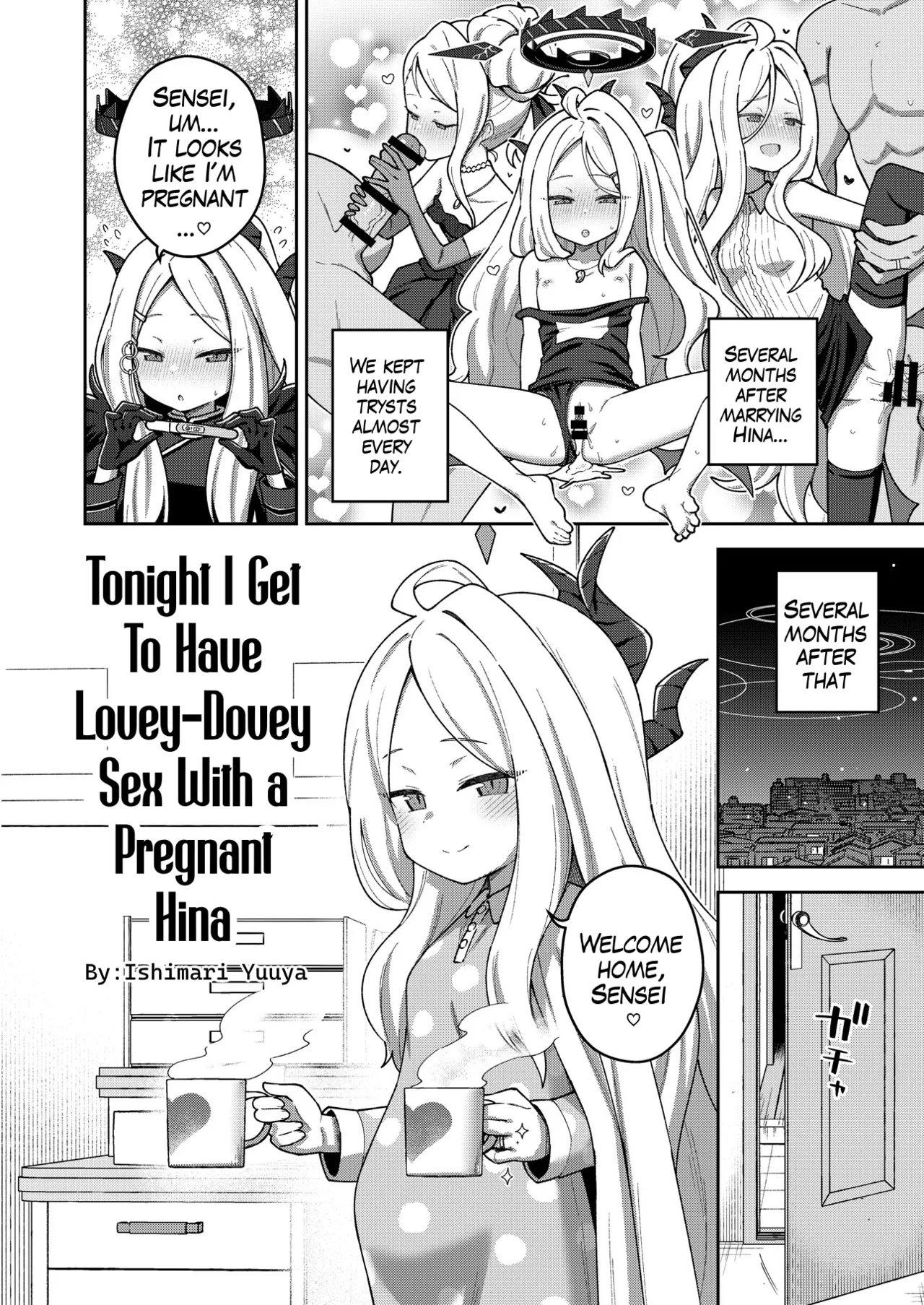 Tonight I Get to Have Lovey Dovey Sex with a Pregnant Hina page 1 full