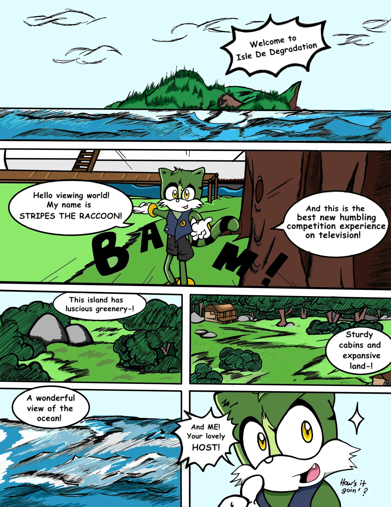 Sonic Survivor Island page 1 full