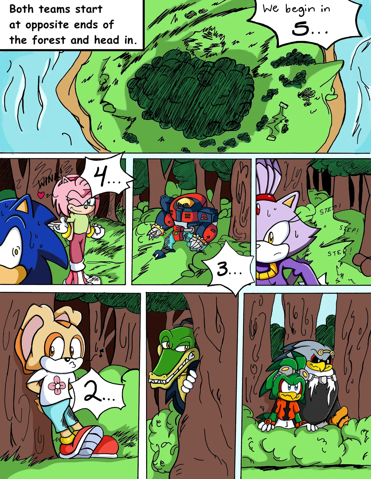 Sonic Survivor Island page 8 full