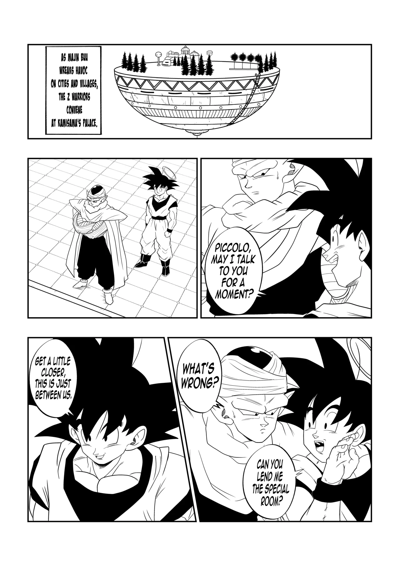 Dragon Ball Z: AMONG THE SHADOWS OF THE PALACE page 3 full