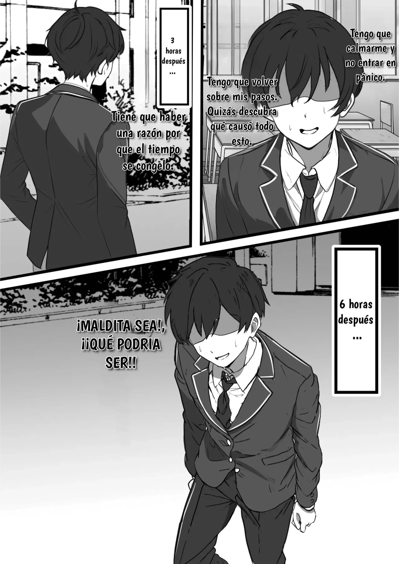 Ore ga Koki Sute SEX Shiteiru Aidaigai Jikan Teishi｜El Tiempo se Detuvo, Excepto cuando Tengo SEXO page 4 full