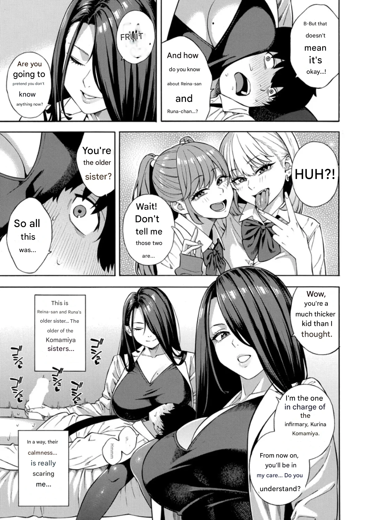 Making a Harem of the Three Bitchy Gal Sisters - Part 3 page 3 full