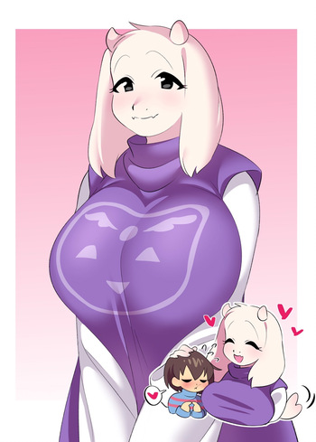 Toriel was supposed to act as a mom to stop him cover
