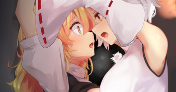 Marisa and Momiji cover