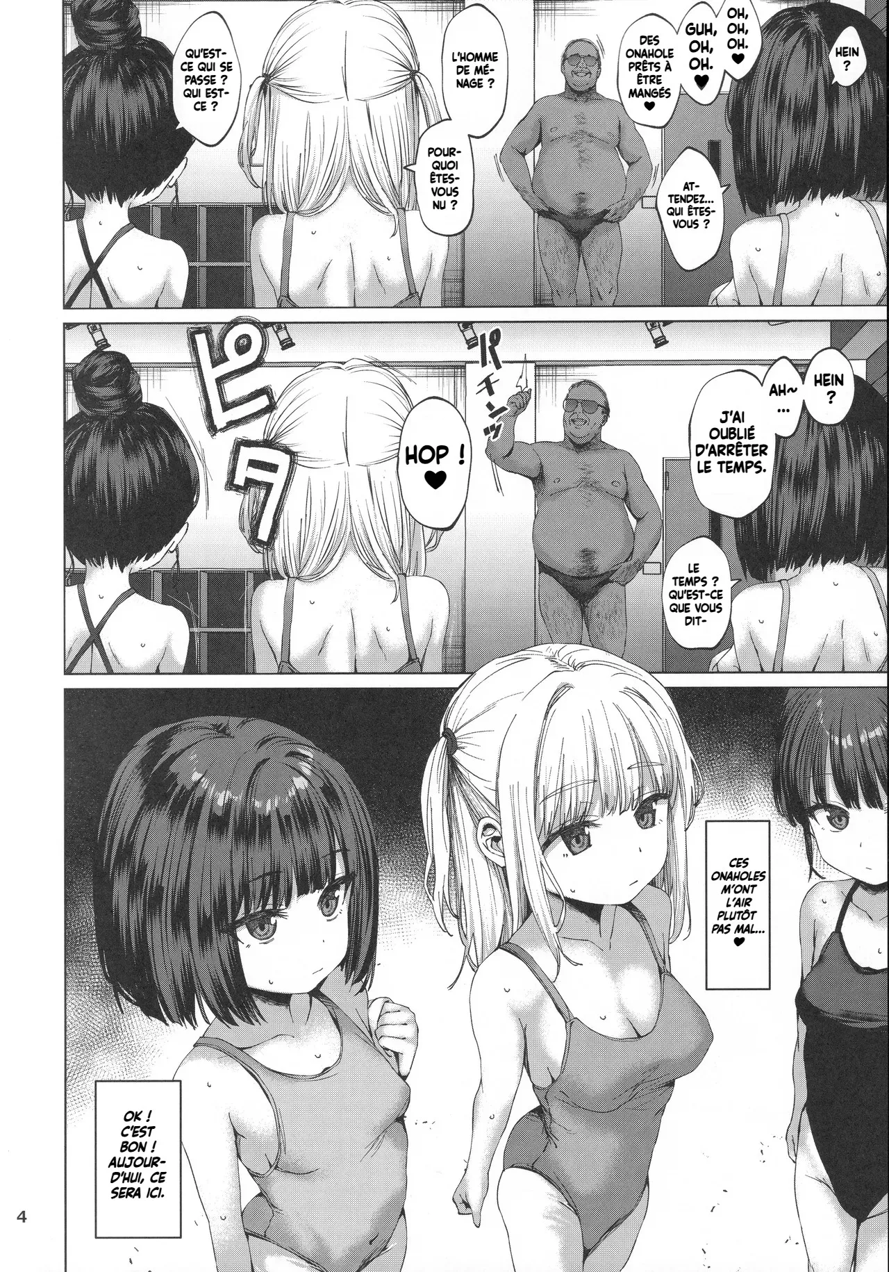 Hontou ni Ita !! Jikan Teishi Oji-san 4 | Il était là !! Le Stoppeur du Temps Ojisan 4 page 3 full