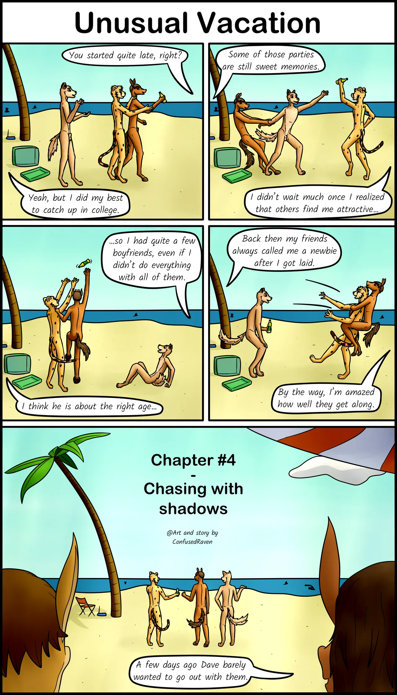 Unusual Vacation #4 - Chasing with shadows page 1 full