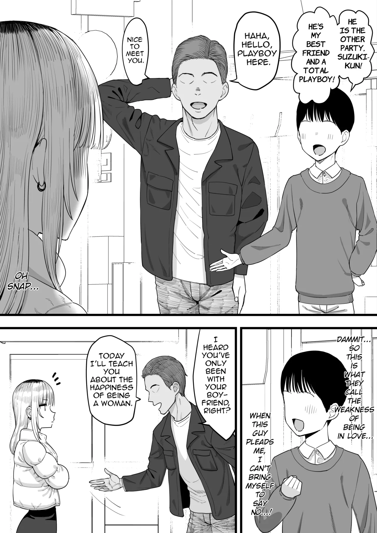 Netorase, My Strong Girlfriend Falls For A Womanizer page 3 full