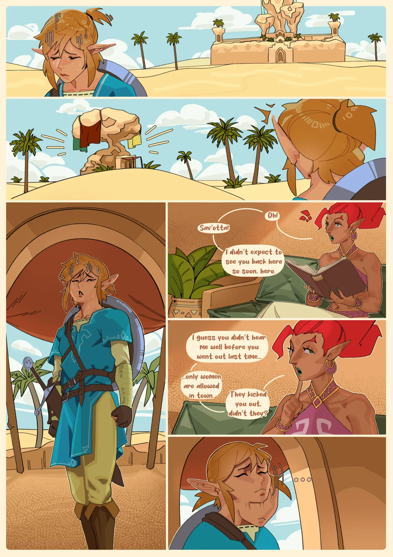 The Legend of Zelda - Forbidden Town -WIP- page 4 full