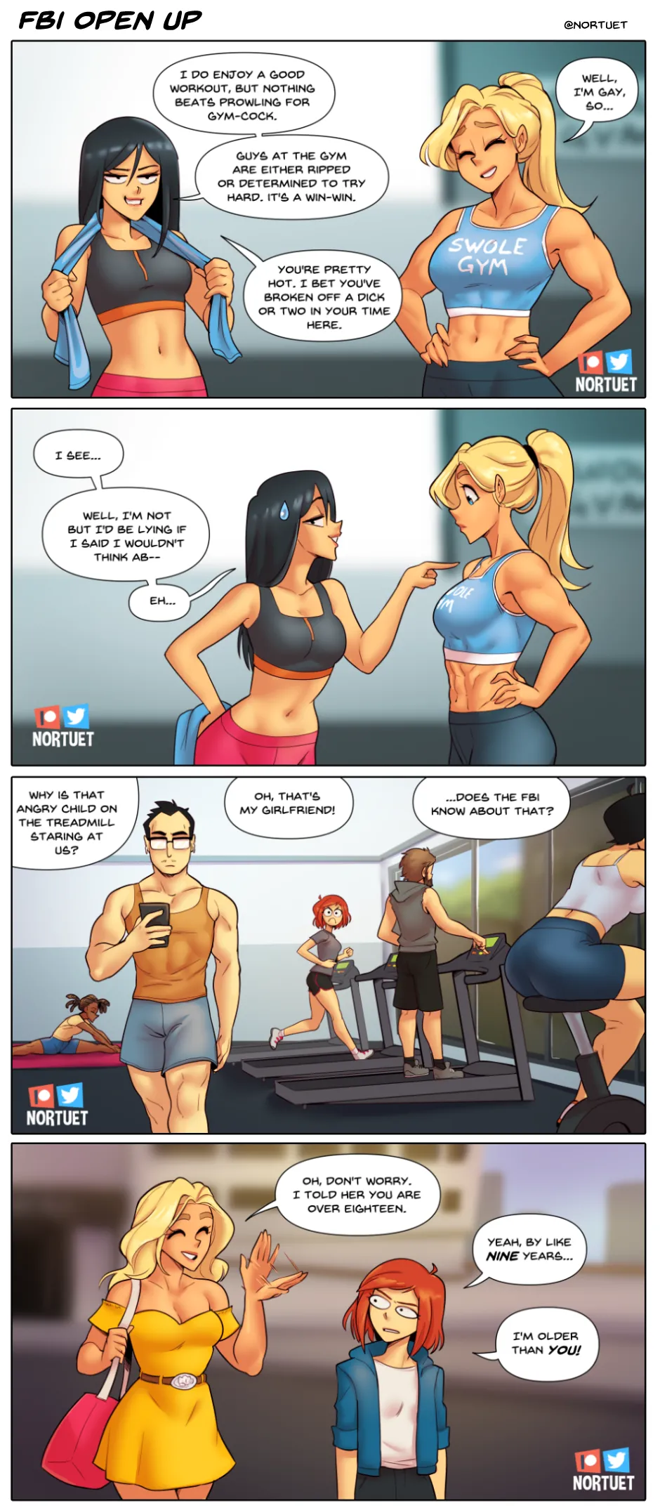 Nortverse: Tara &amp; Beverly - 4koma page 6 full