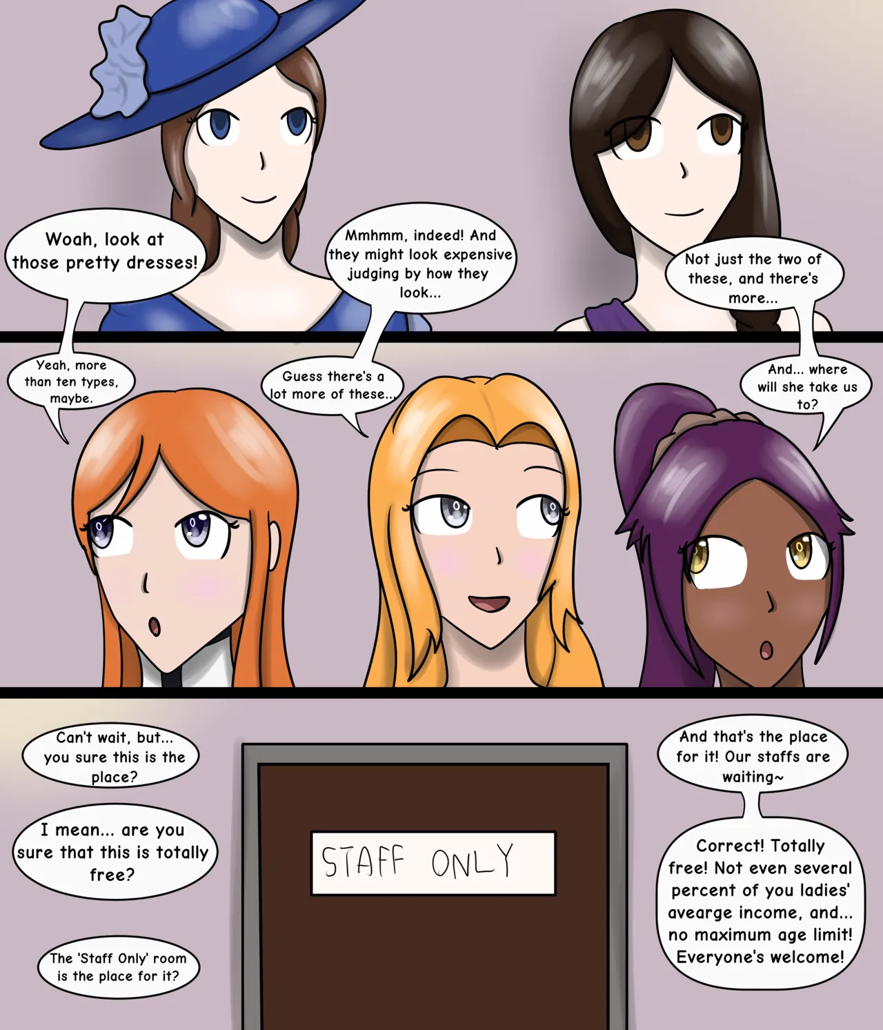 Orihime, Rangiku, Yoruichi page 2 full