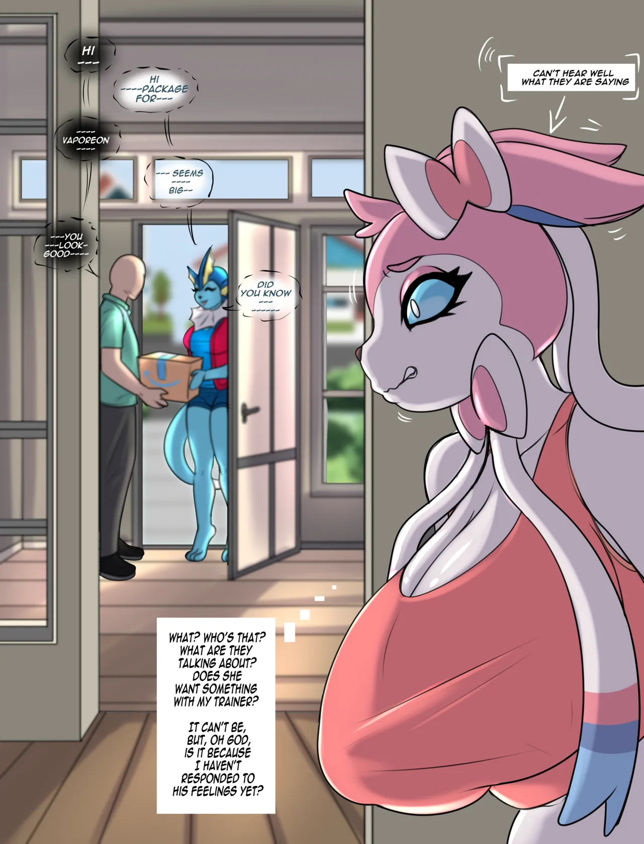 Sylveon~ Jealous are we a survival guide for Dere's page 1 full