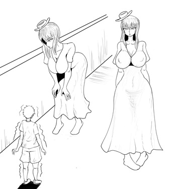ツイッターの落書き、八尺様 cover