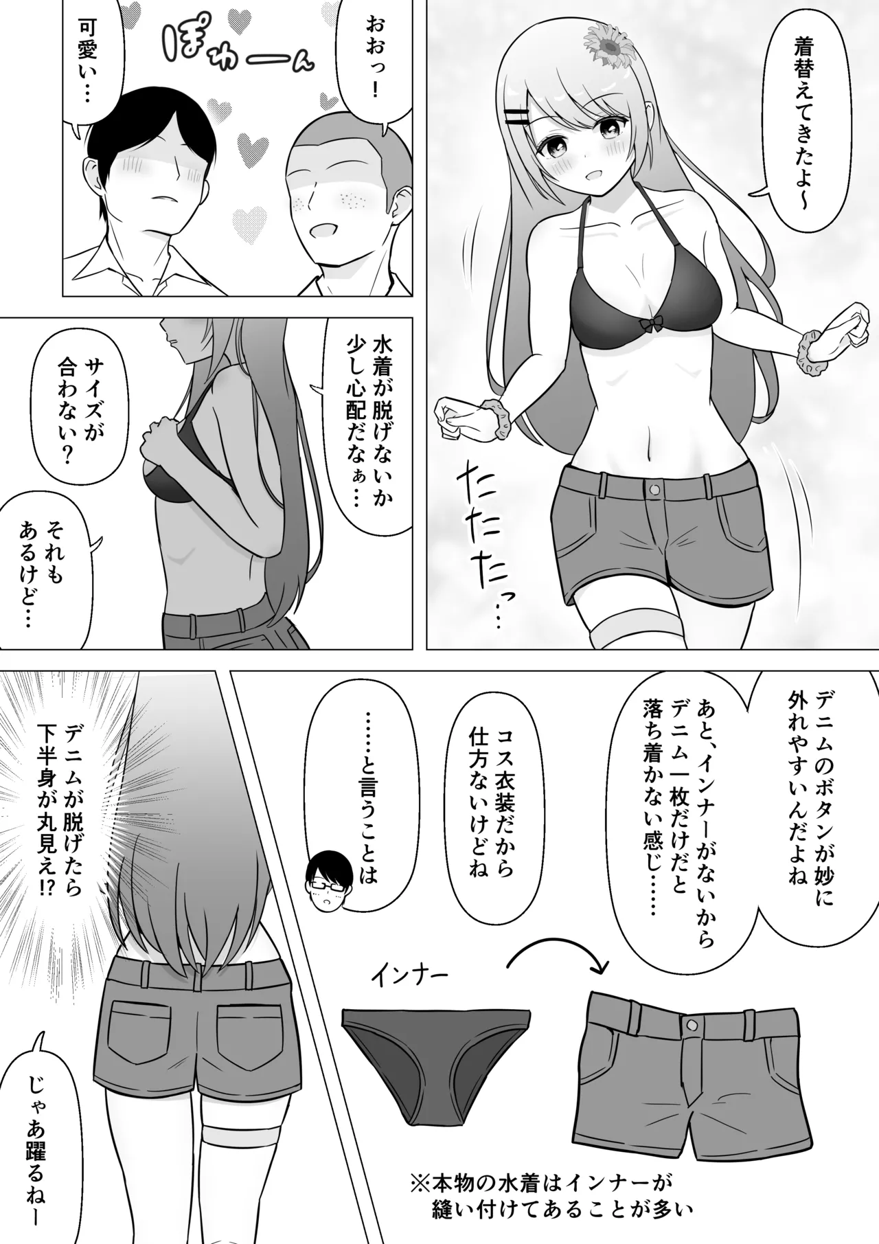 Anime Joshi ga Mizugi Sugata de Odottemita → Tondemonai Hapuningu ga page 5 full