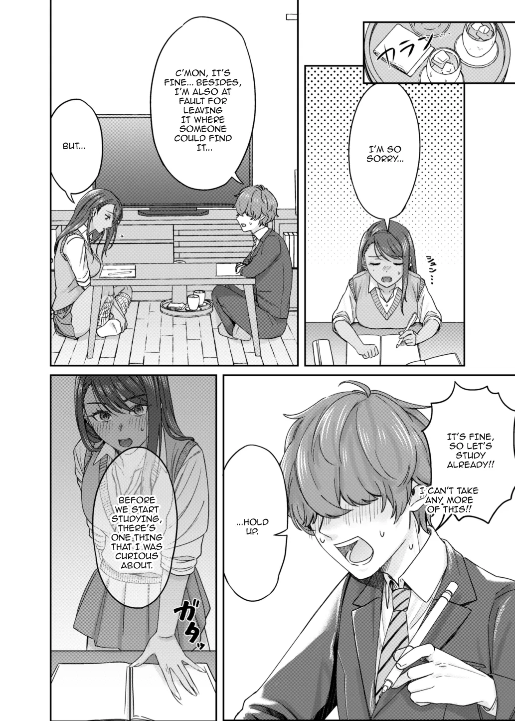 Kuro Gyaru Osananajimi to Himitsu no Benkyou Shichau Hanashi | Story About A Secret Study Session With My Black Gyaru Childhood Friend page 9 full