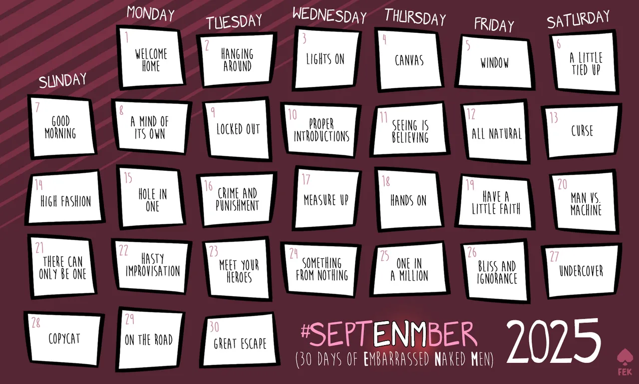 #septENMber 2025 by Fek | English page 1 full