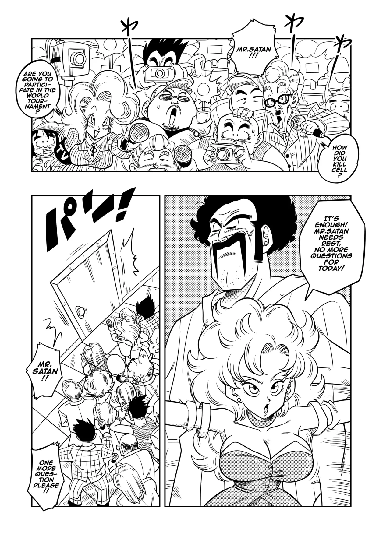 Mr. Satan's Secret Training page 2 full