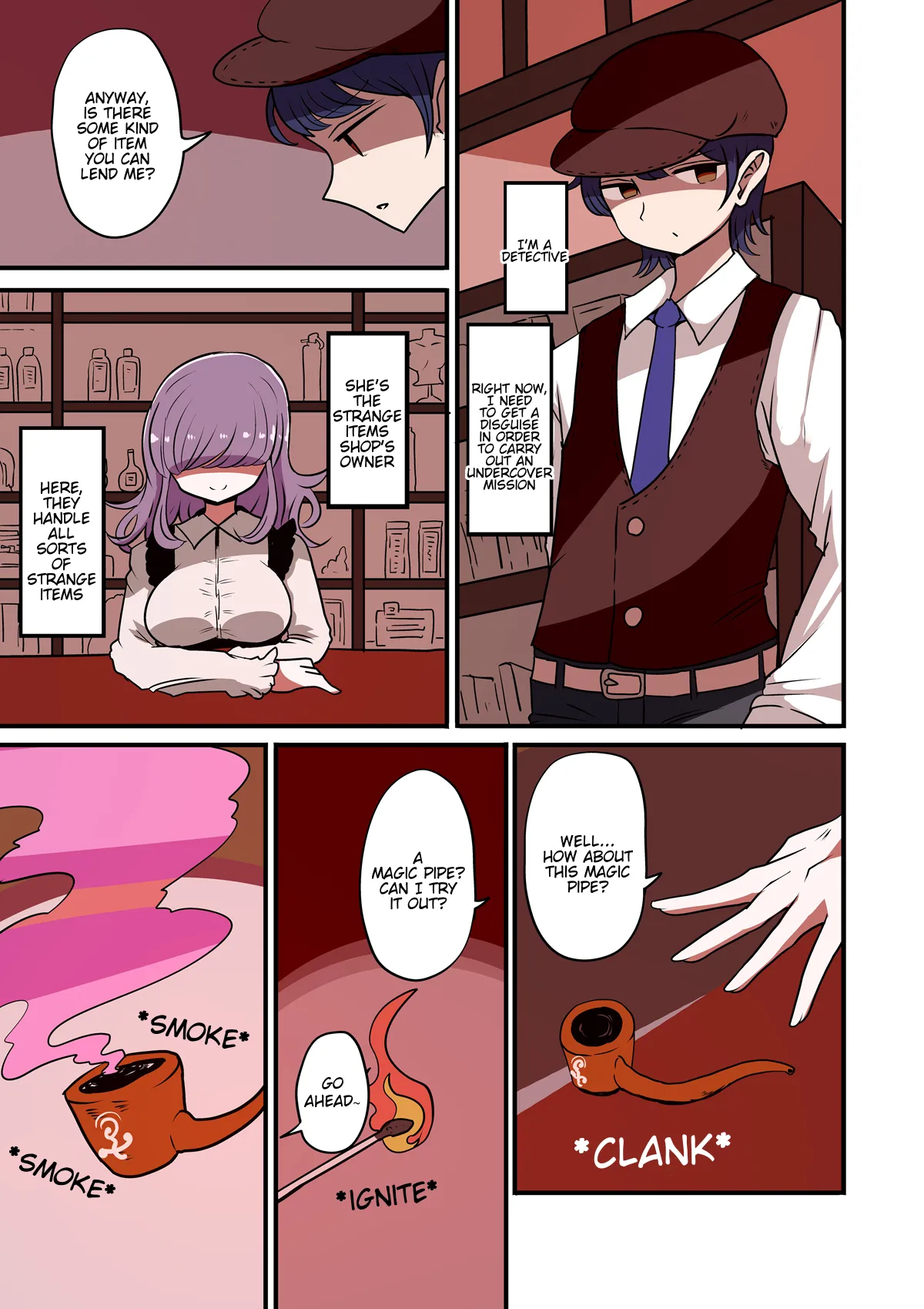 Detective disguise TS page 1 full