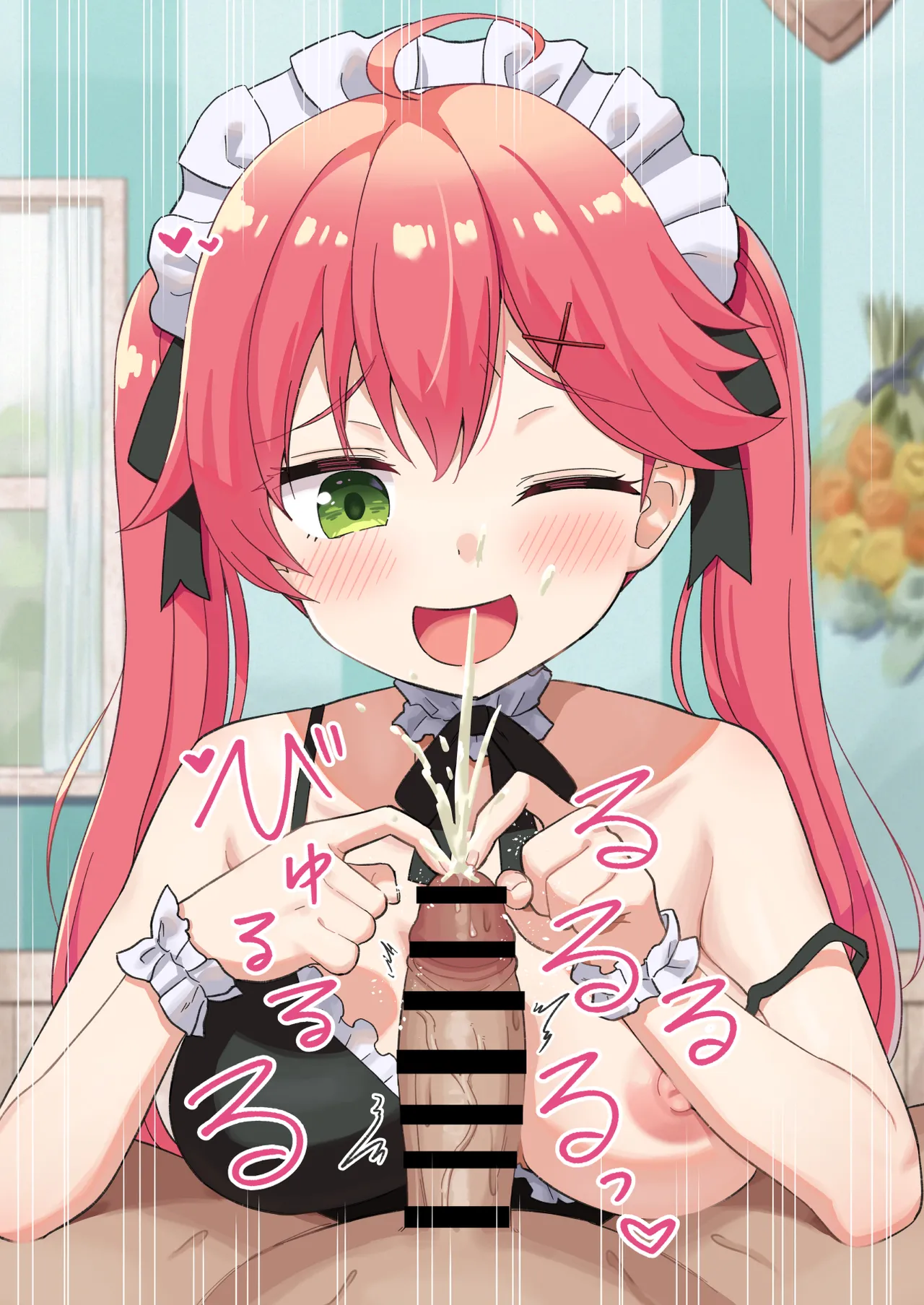 メイドみ〇ちに先っぽをかりかりされていじめられる page 5 full