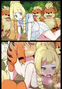 Lillie X Growlithe