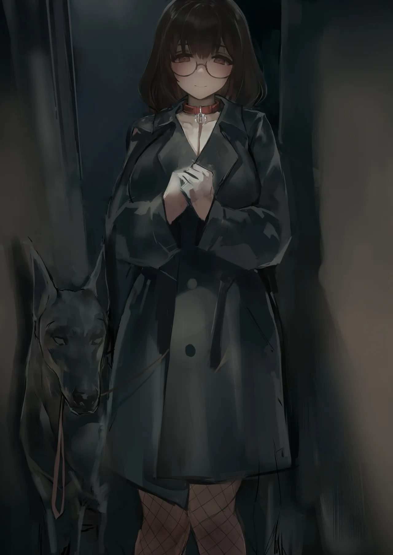 Alley at night page 1 full