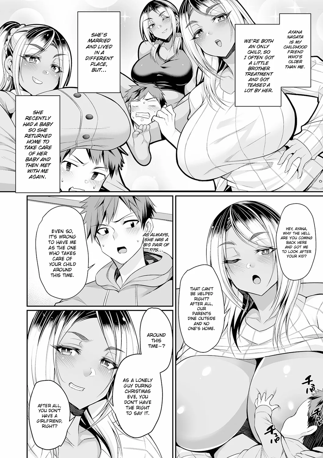Gyaru Mama to Milk to Seiya | Gal Mommy, Milk, and Holy Night page 2 full