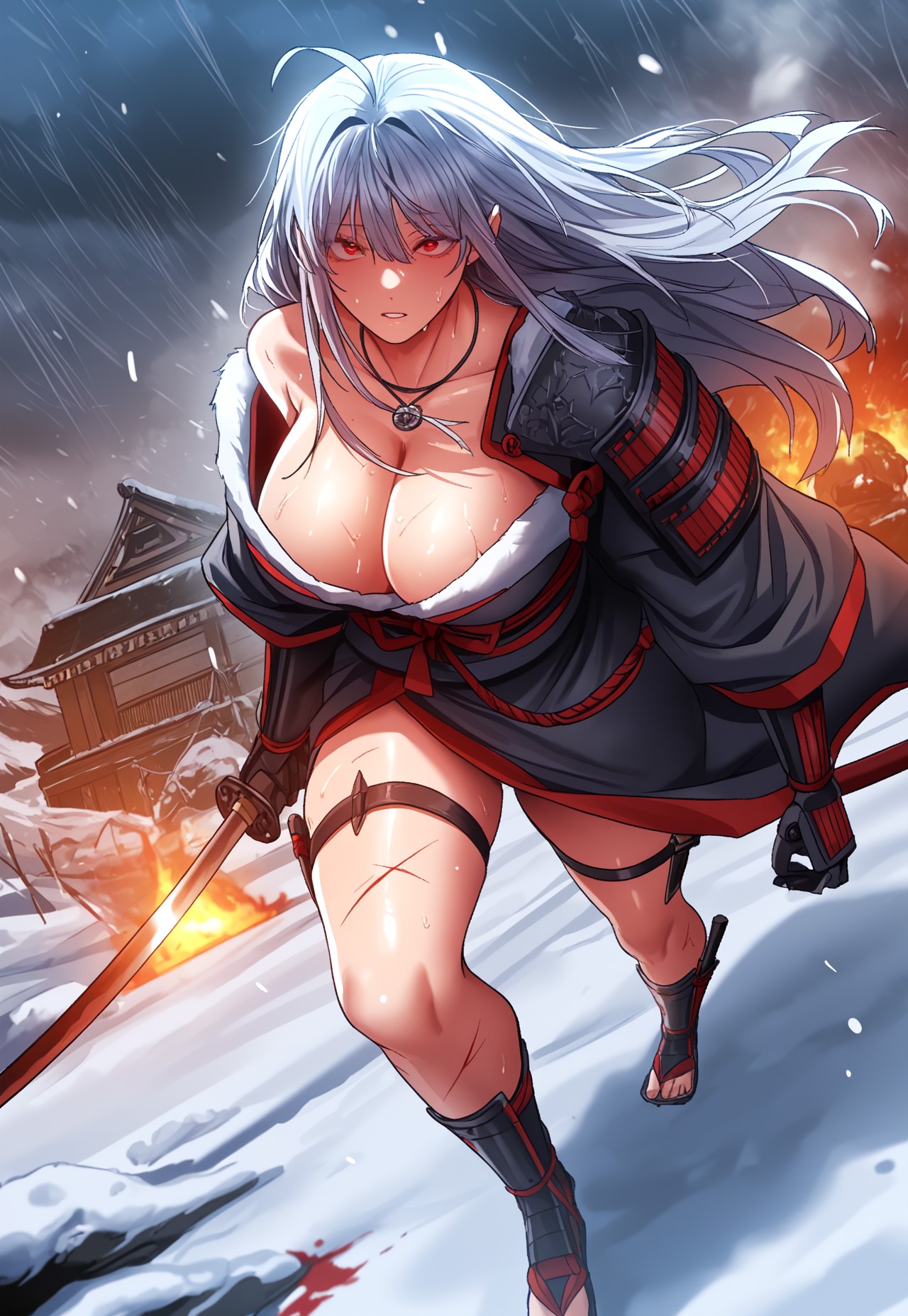 SNOW BATTLE POV – KIMONO CLEAVAGE OFF-SHOULDER" page 2 full